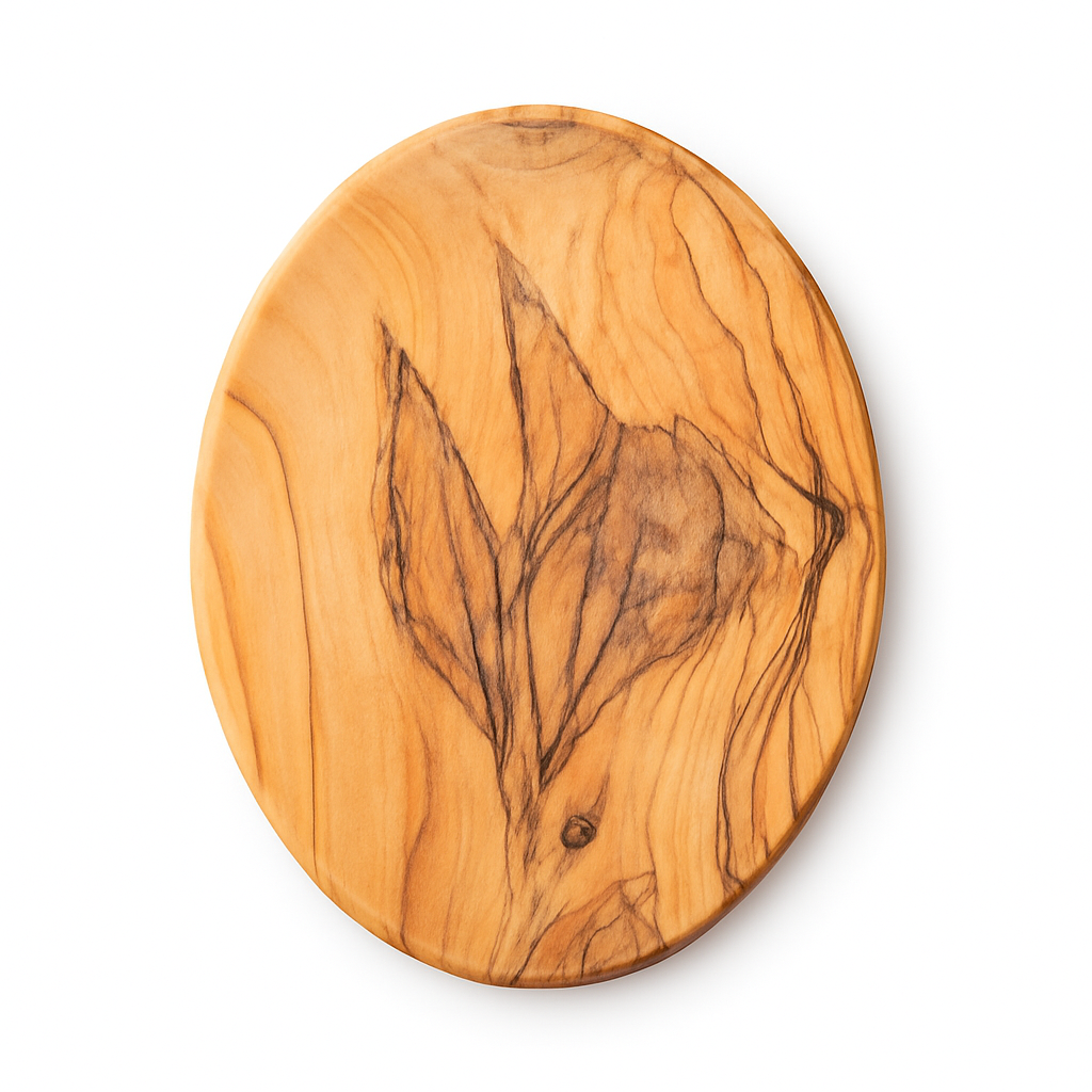 Wooden Handmade Leaf Plate | Botanical Wooden Serving Plate | Rustic Nature-Inspired Decor