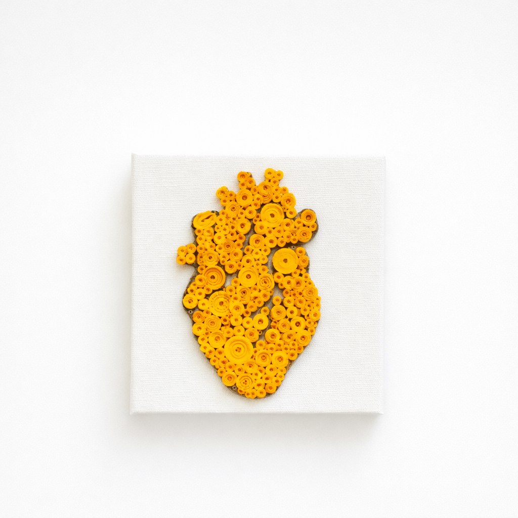 Golden Heart Mandala