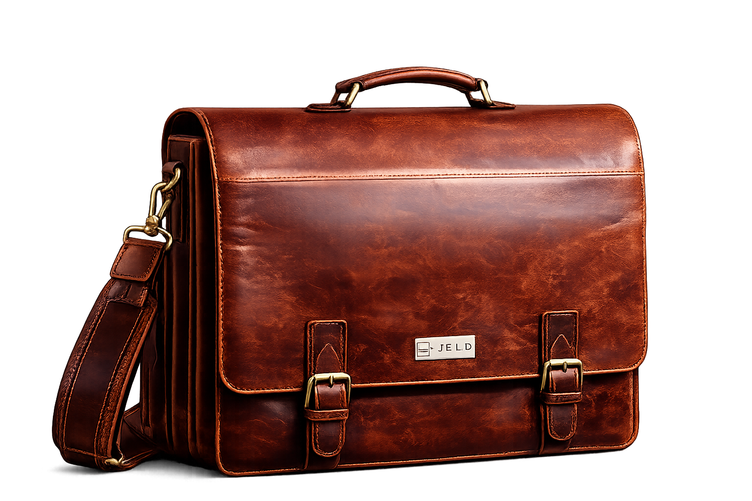 Multi-Use Leather Briefcase | Handmade Vintage Messenger Bag | Professional Travel Carry